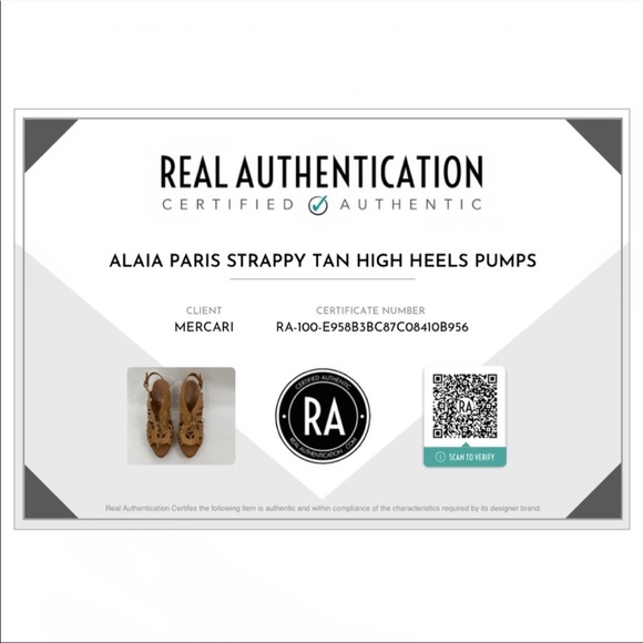 Alaia Paris Strappy Tan High Platform Heels Size 38.5 - Picture 3 of 14